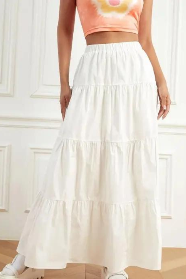 Maxi Skirt White – Wild Winds Pk