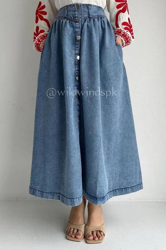 Button Down Skirt