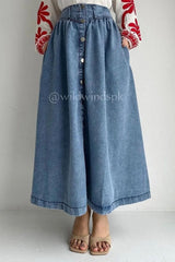 Button Down Skirt