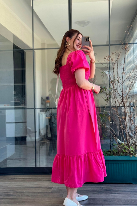 Smocked Midi