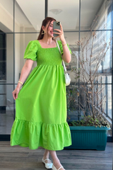 Smocked Midi