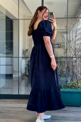 Smocked Midi