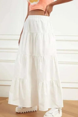 Maxi Skirt White
