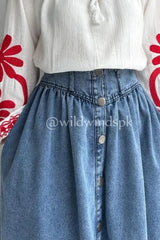 Button Down Skirt