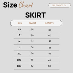 Tiered Skirt Dark Shade