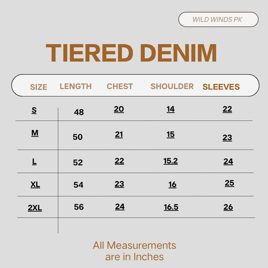 Tiered Denim