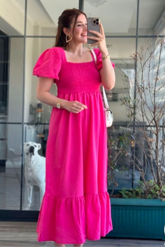 Smocked Midi