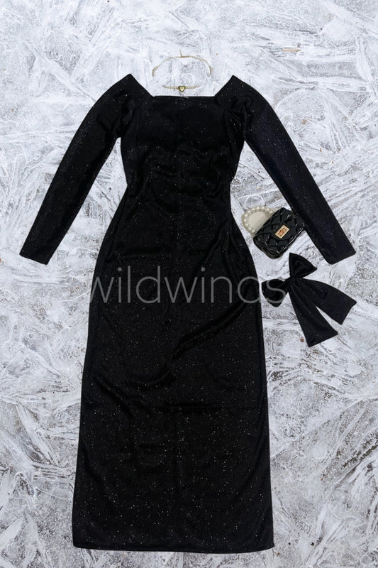 Black Moonlight Bodycon