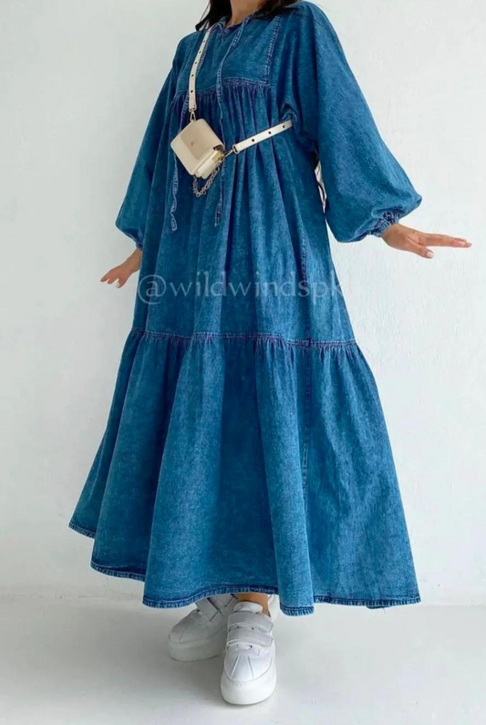 Tiered Denim