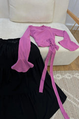 Black -Luna luxe set