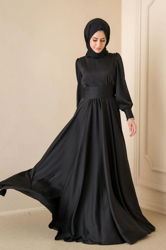 Ivory silk dress