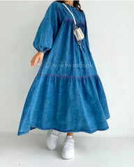 Tiered Denim